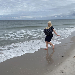 Beshine and her massive boobage at the beach