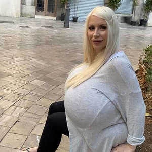 Largest breasted woman ever Beshine at Palma de Mallorca